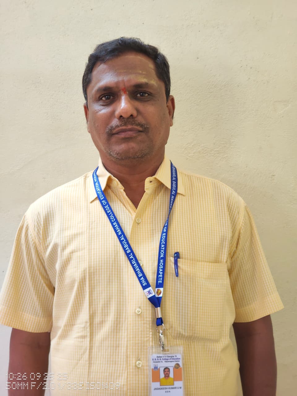 Mr. Jagadeesh Kumar U M